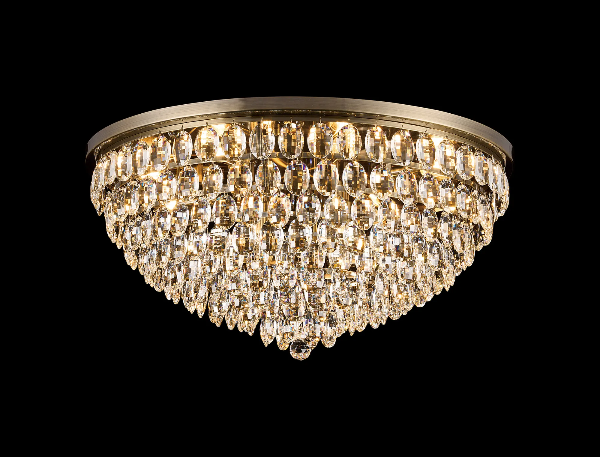 IL32818AB  Coniston Ceiling 12 Light (24.3kg) Antique Brass